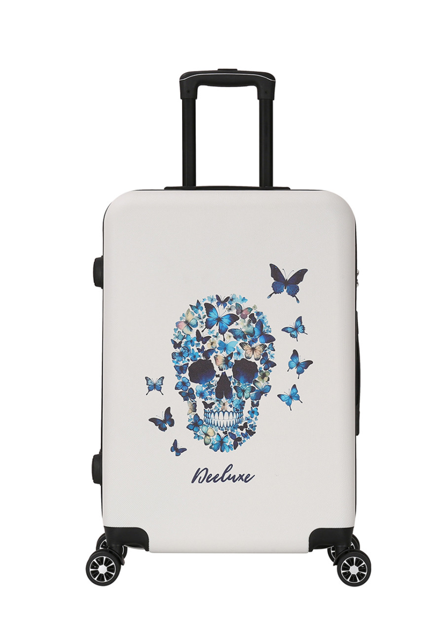 Large suitcase 4 wheels 75 cm ABS - BLUE SERENITY - DEELUXE