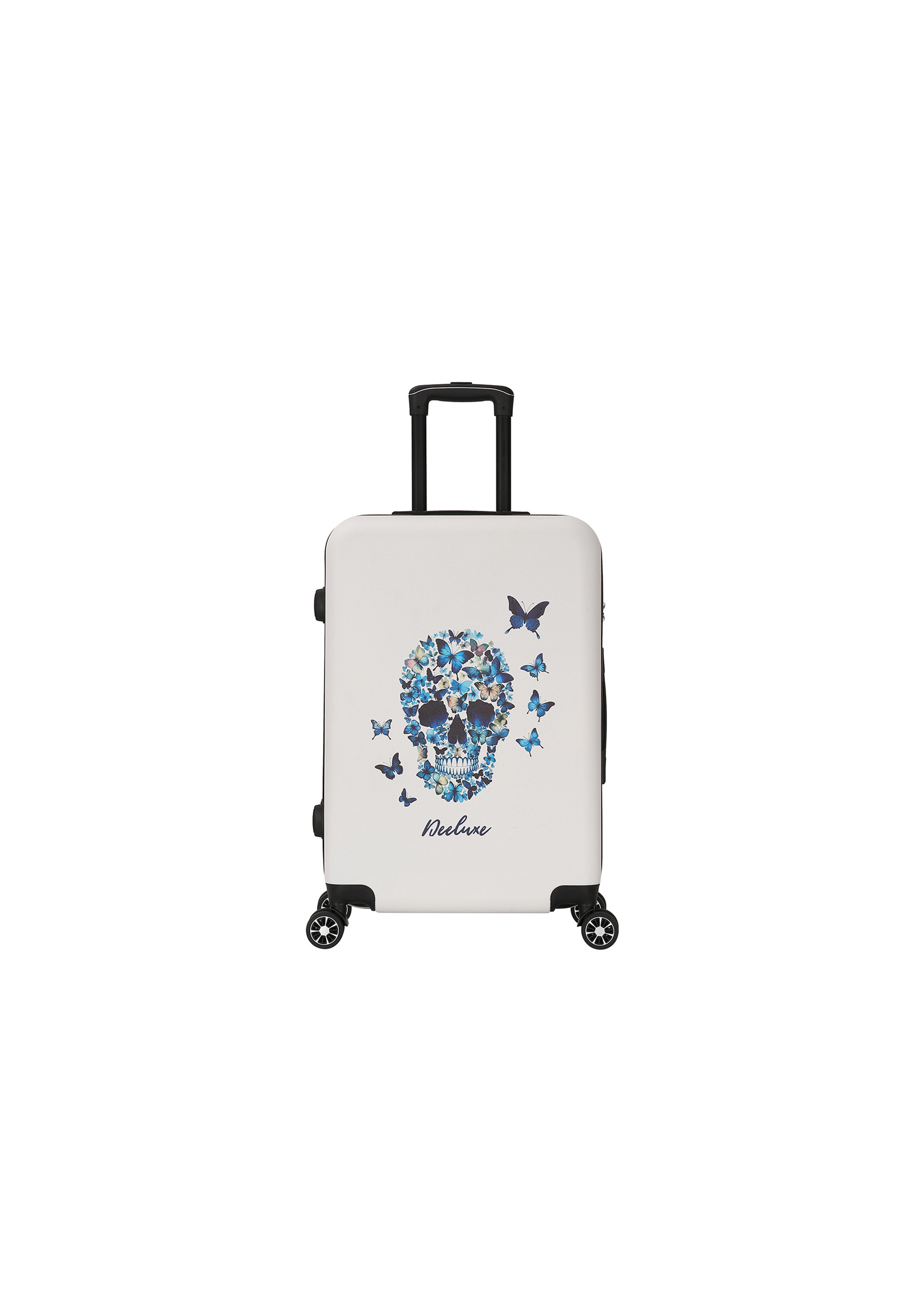 Valise Cabine 4 roues 55cm ABS - BLUE SERENITY - DEELUXE