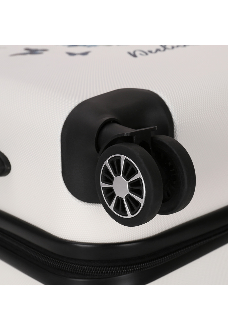 Cabin suitcase 4 wheels 55 cm ABS - BLUE SERENITY - DEELUXE