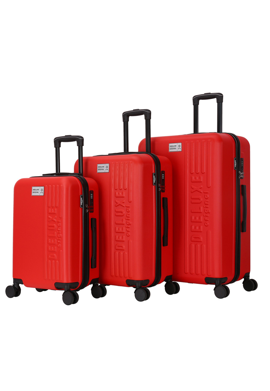 Set of 3 suitcases 4 wheels ABS - CITYVIBE - DEELUXE