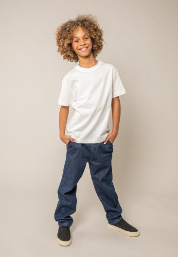 T-shirt IDEAL blanc pour garçon taille 8-0