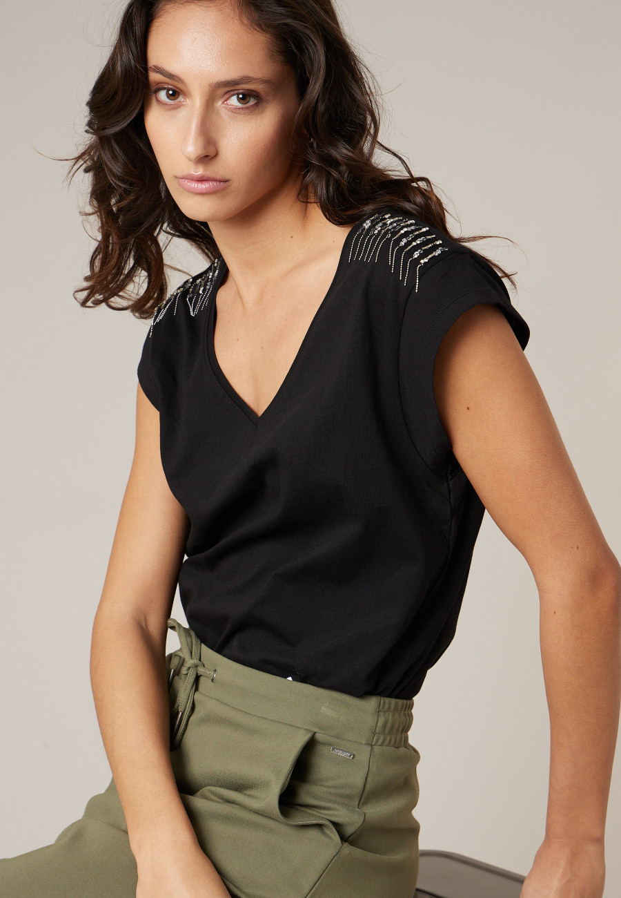 T-shirt AMAYAL noir pour femme taille XXL-0