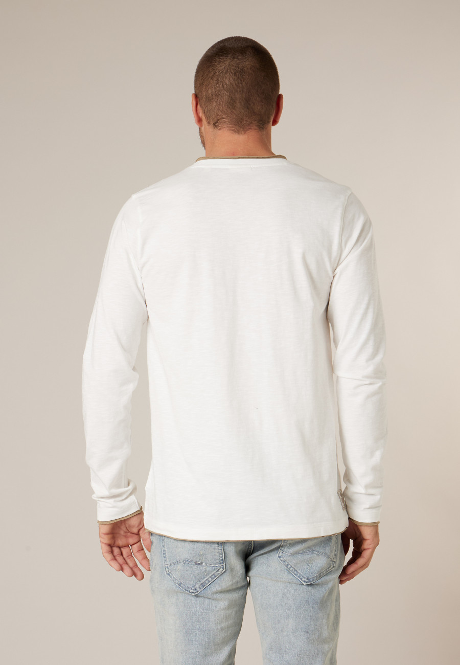 T-shirt BELINO blanc pour homme taille XXXL-3