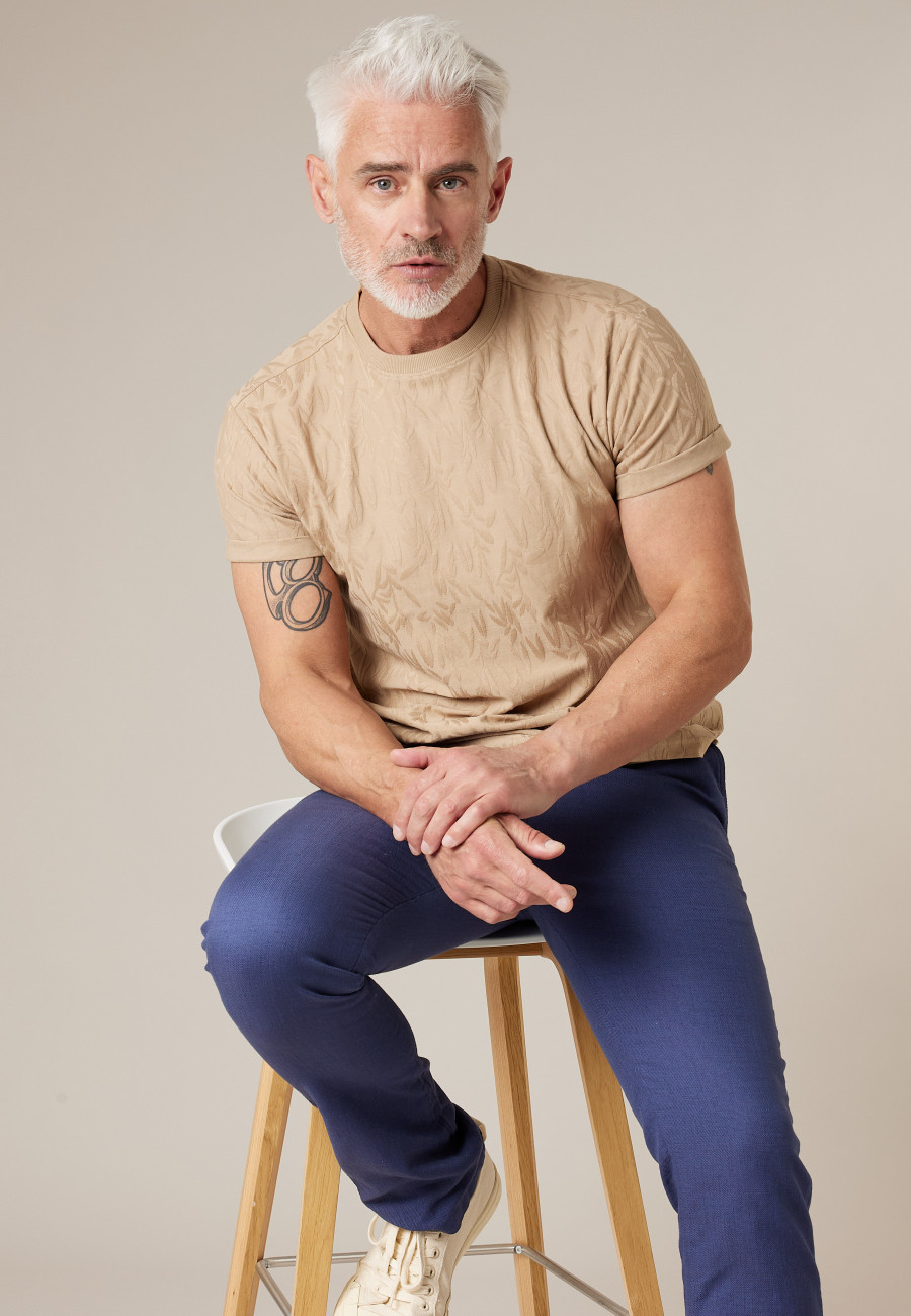 Men's beige ARBORIS T-shirt size XXXL-0