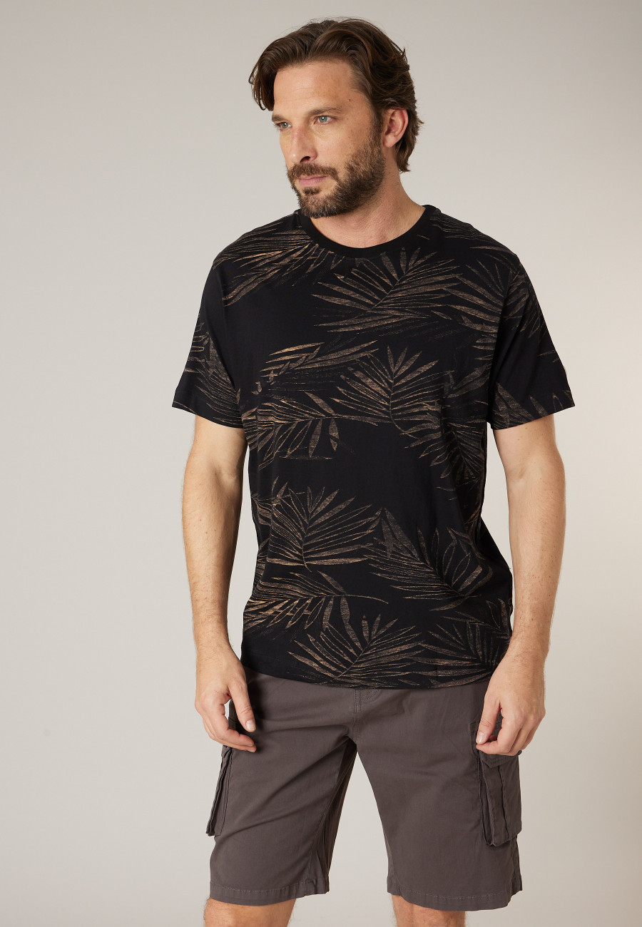 Men's black BLOSSOM T-shirt size XXXL-0