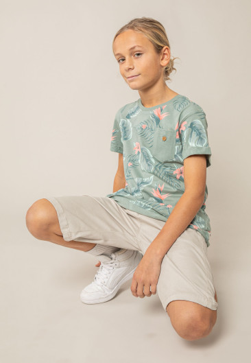 Boys' NUBIE White T-Shirt Size 8-0