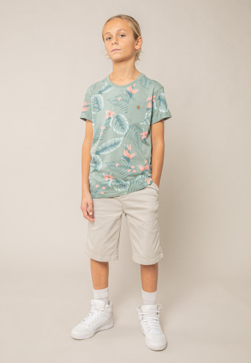 T-shirt NUBIE blanc pour garçon taille 8-0