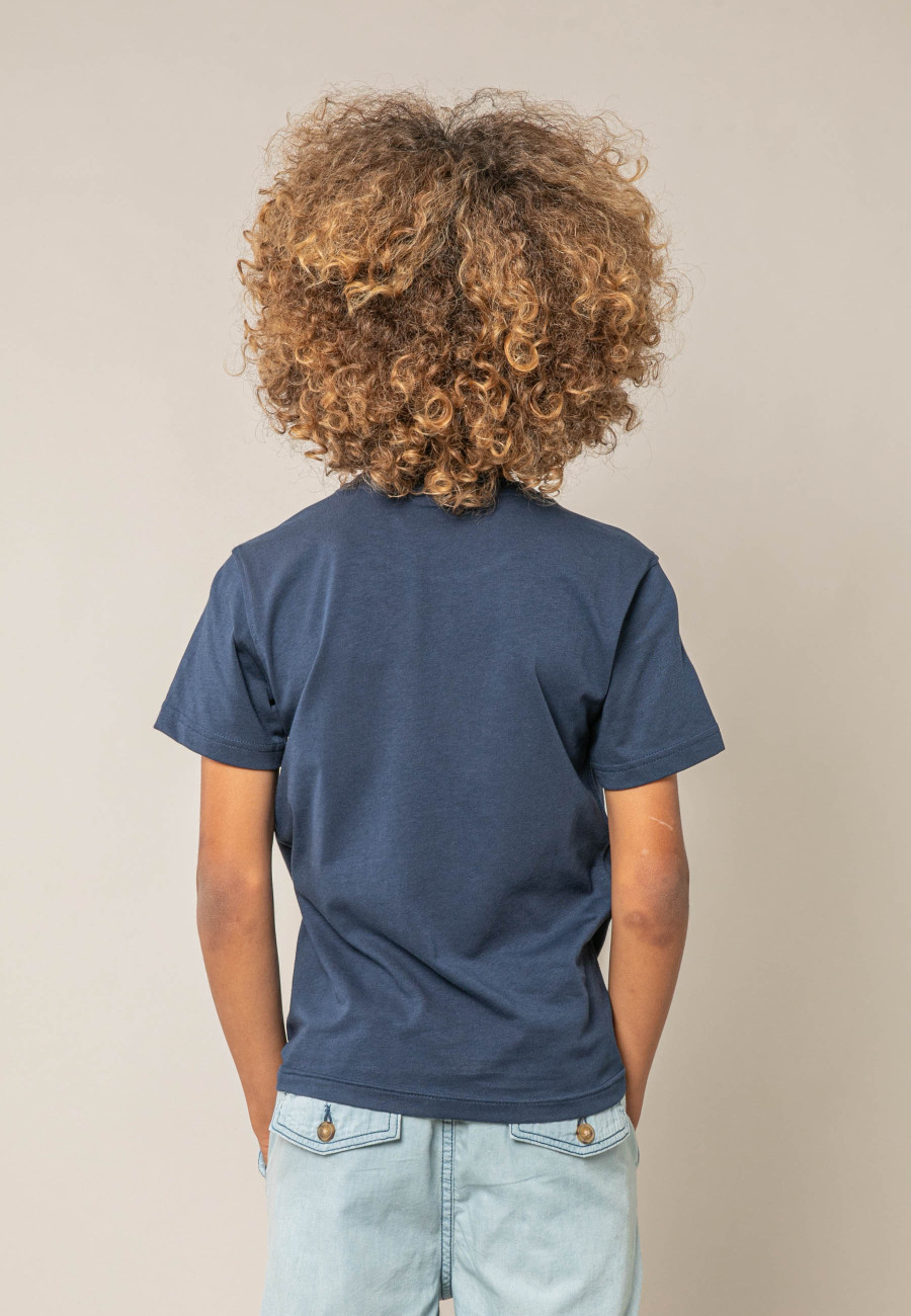T-shirt BEACHWAY bleu pour garçon taille 8-3