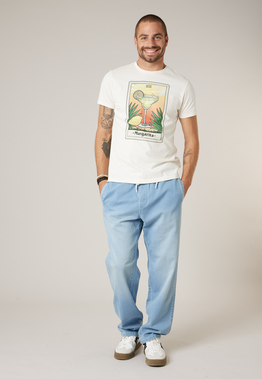 T-shirt MARGARITA beige pour homme taille XXXL-1