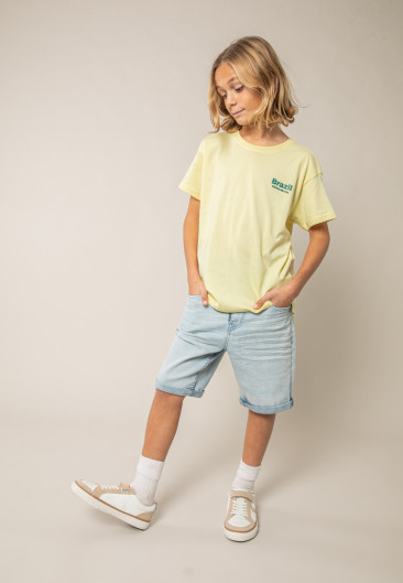 T-shirt JANEIRO blanc pour garçon taille 8-0
