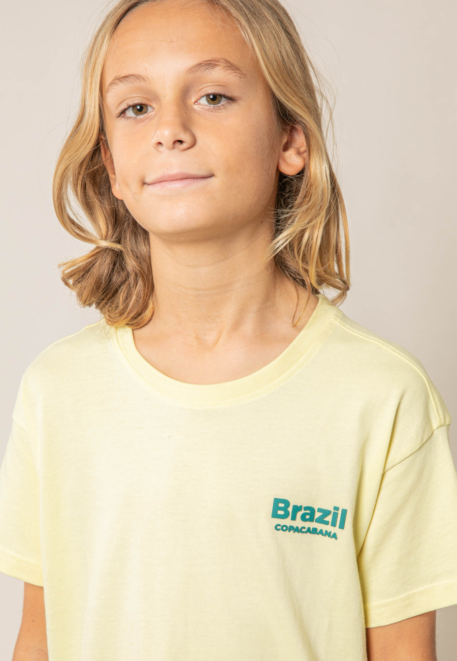 T-shirt JANEIRO vert pour garçon taille 8-2