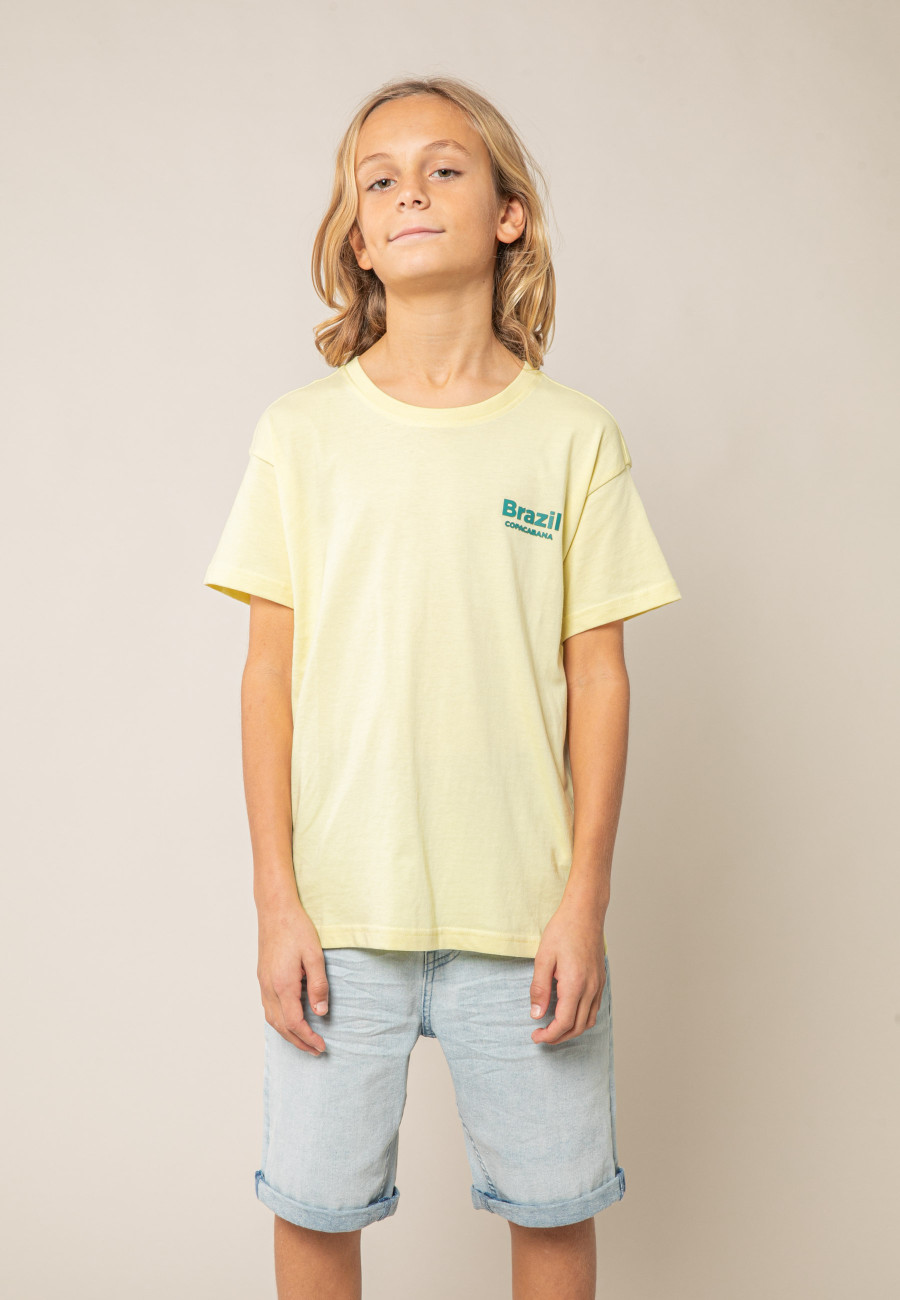 Green JANEIRO T-shirt for boys size 8-3
