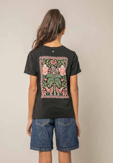 LUZIA Beige T-Shirt for Girls Size 8-4