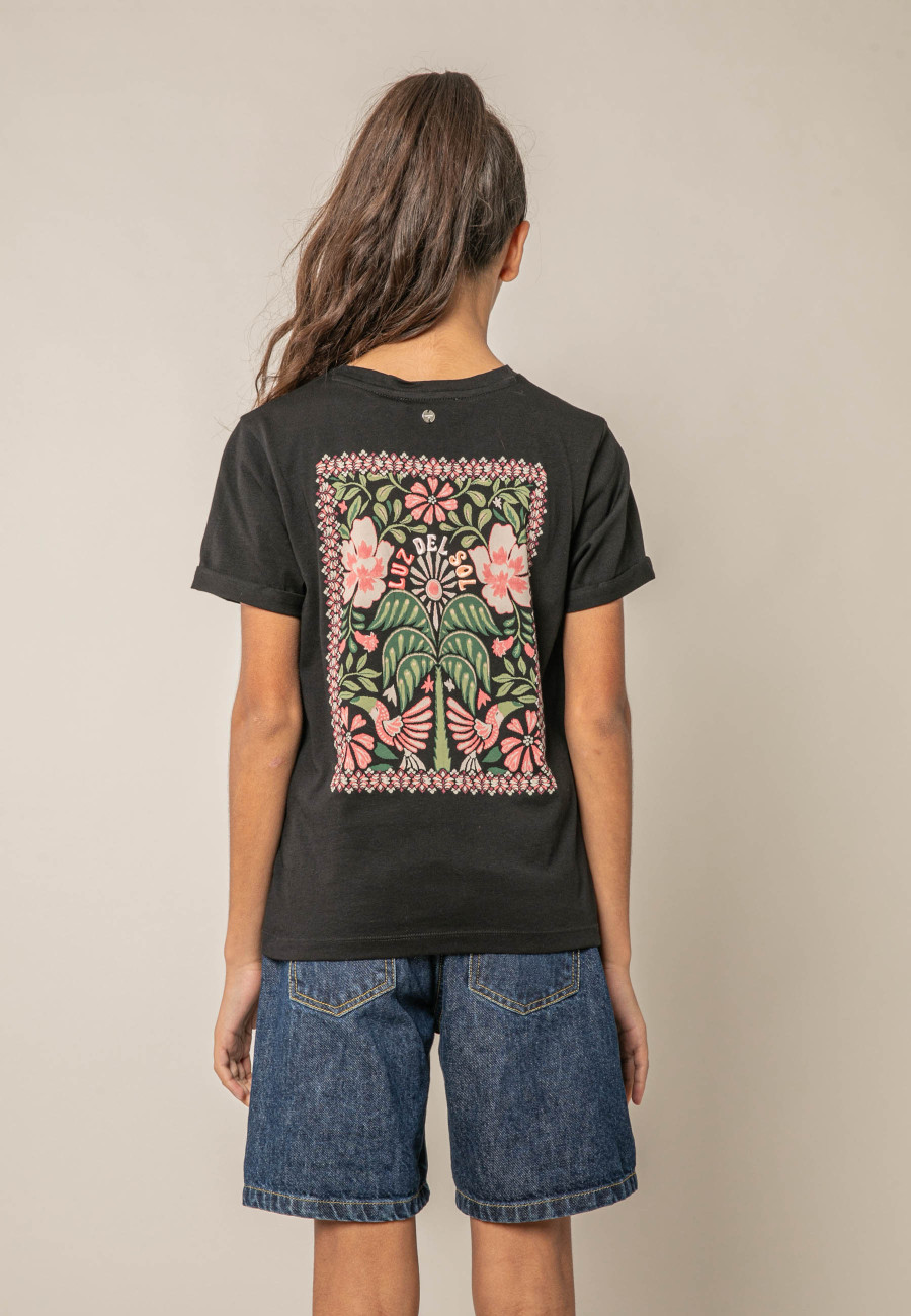 T-shirt LUZIA noir pour fille taille 8-1