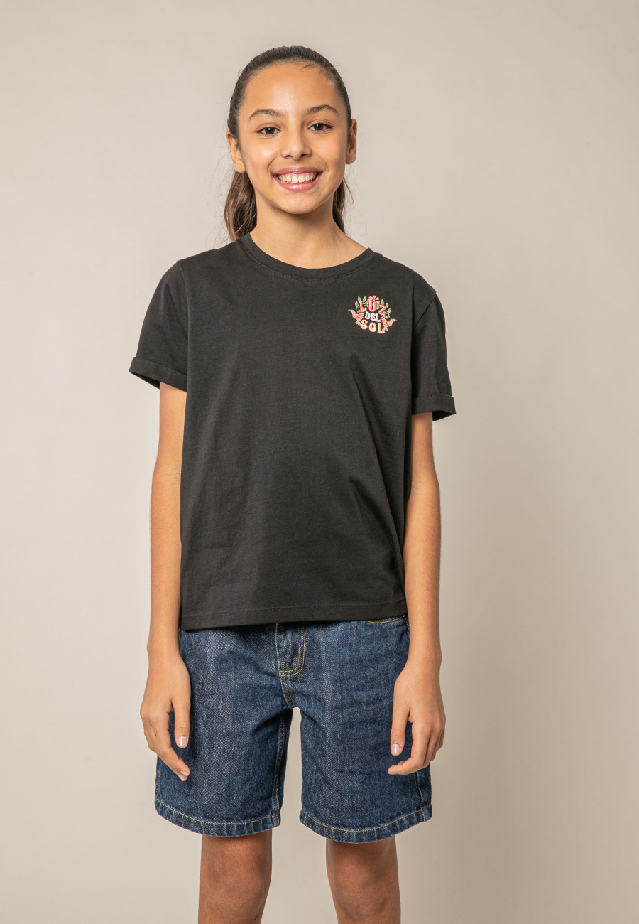 LUZIA black girls' T-shirt size 8-3