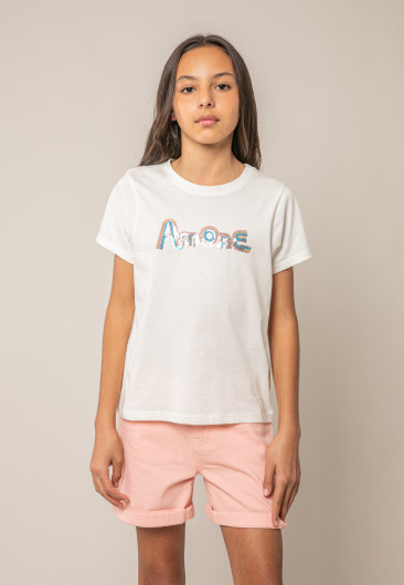 T-shirt SPARKY noir pour fille taille 8-4