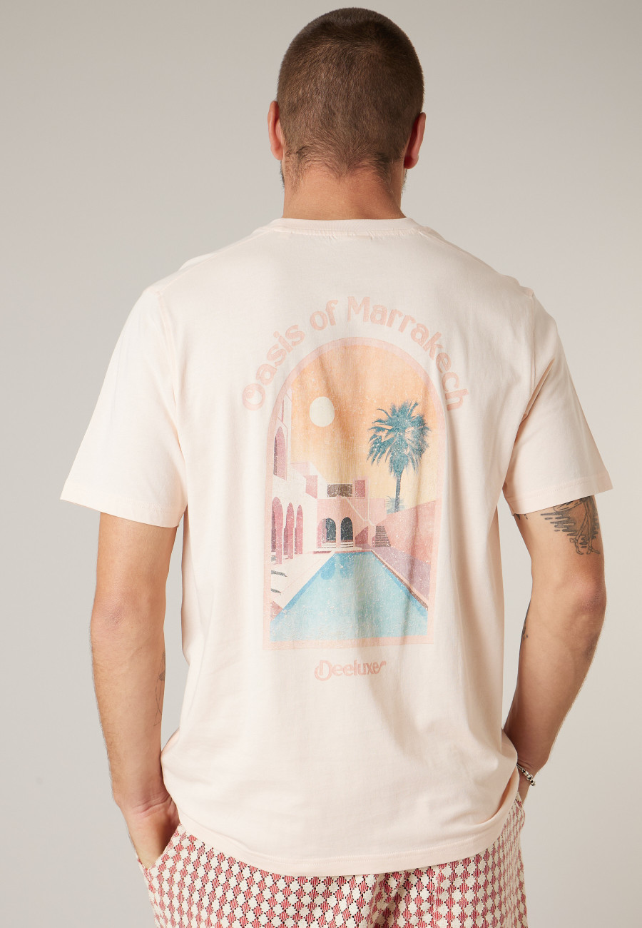 Men's soft peach MARRAKECH T-shirt size XXXL-3