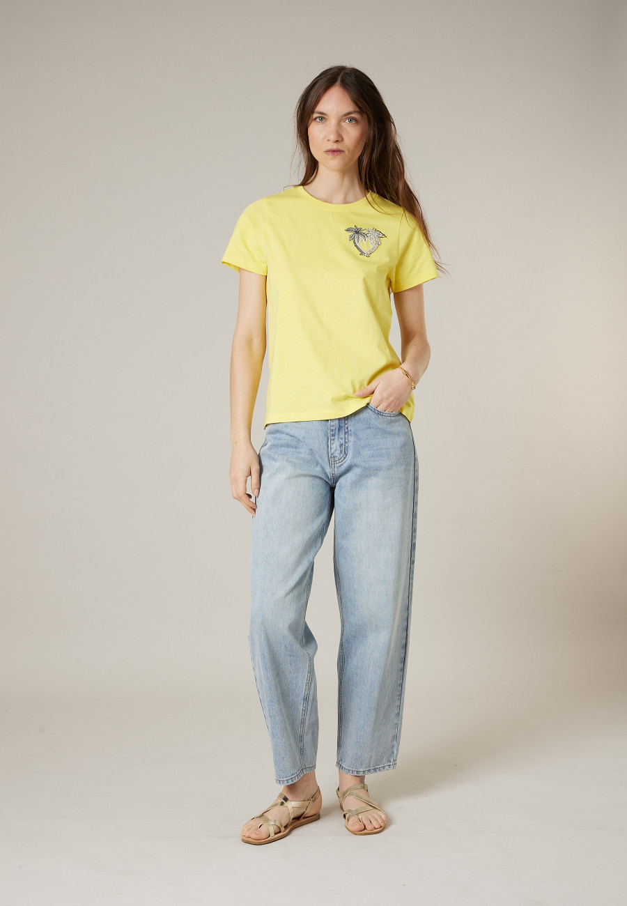 T-shirt PALMY jaune pour femme taille XXL-1