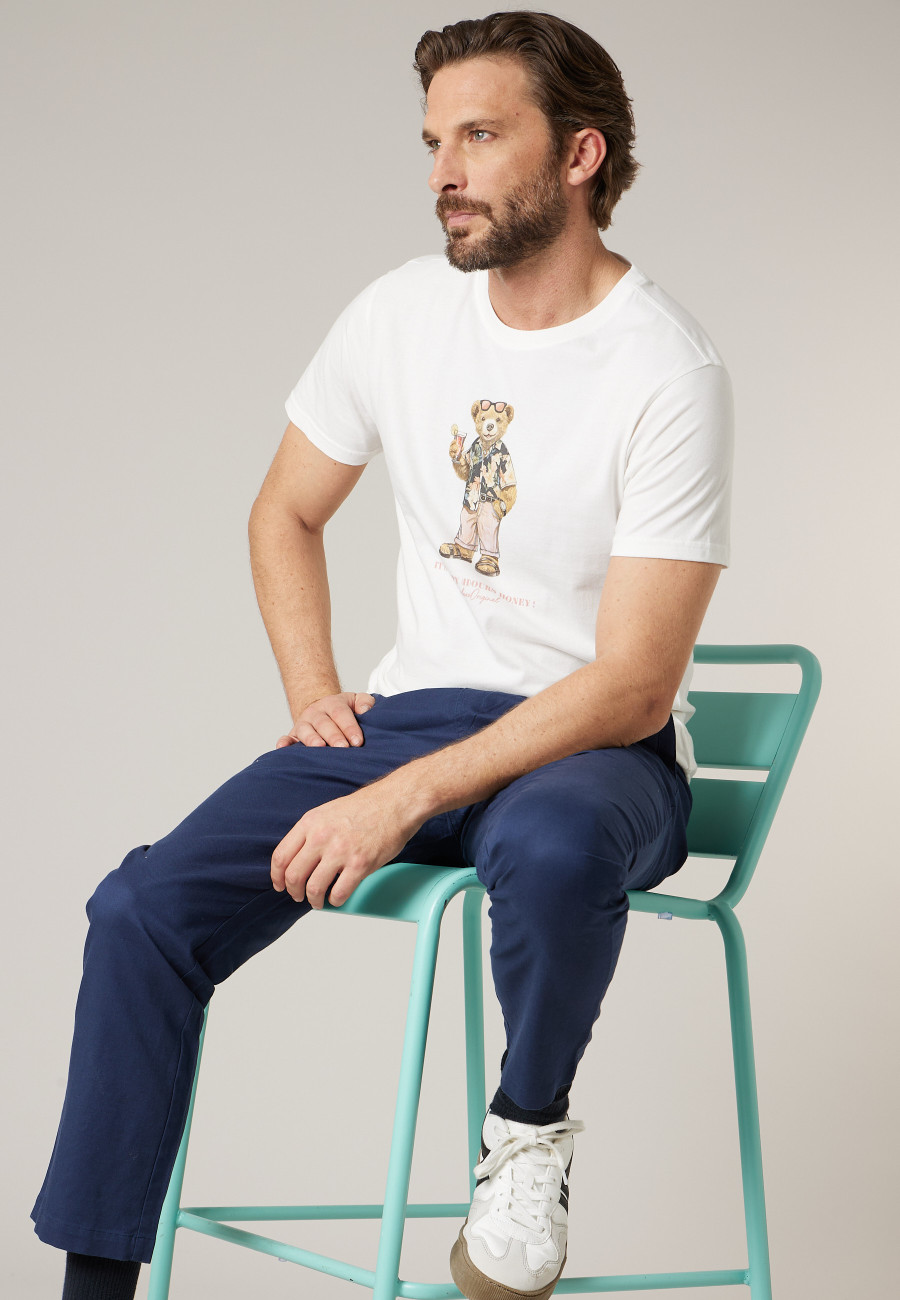Men's white SUNBEAR T-shirt size XXXL-0