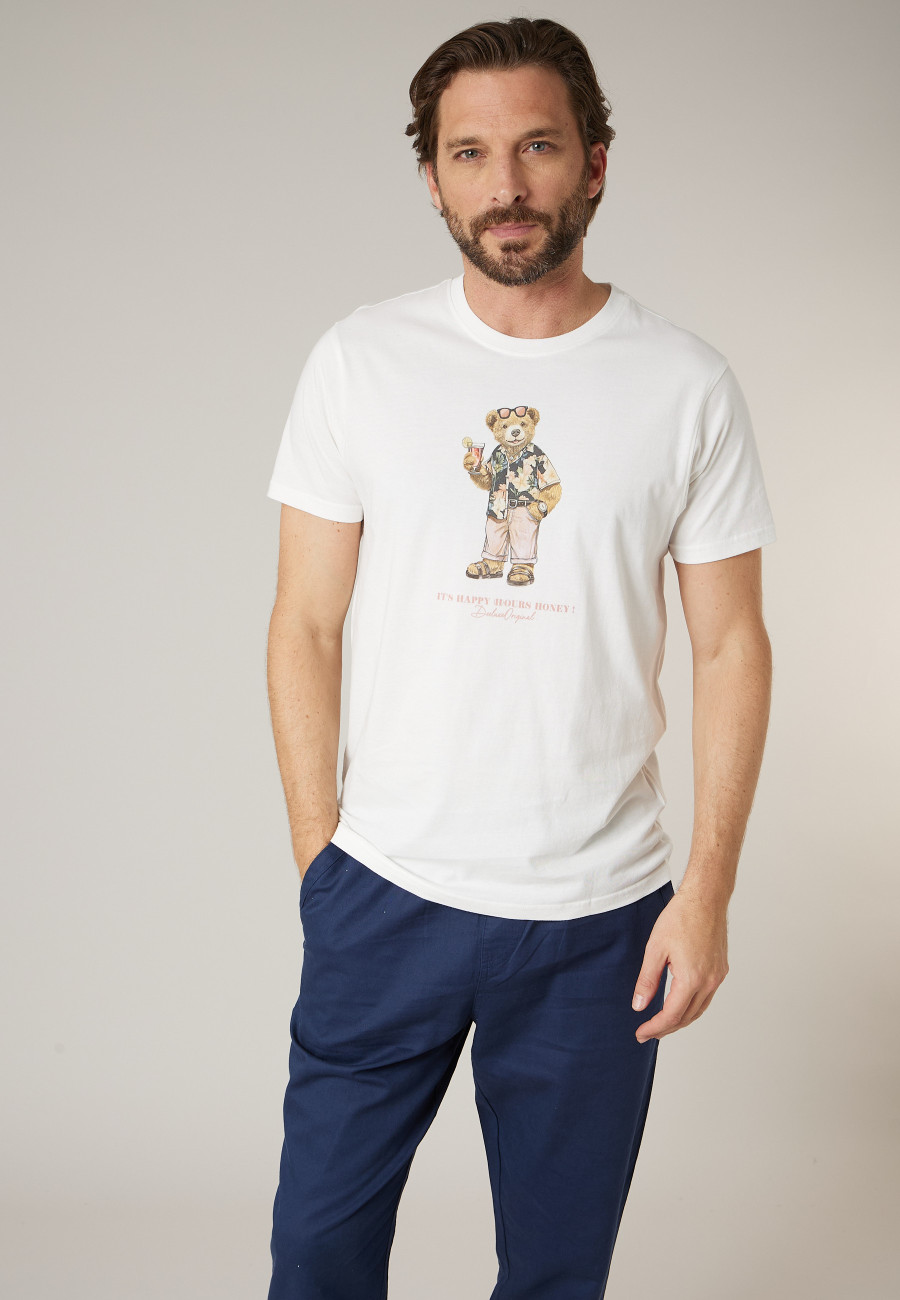 Men's white SUNBEAR T-shirt size XXXL-1