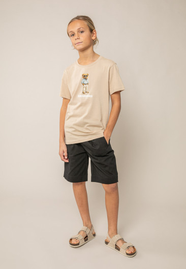 Boys' beige RICHBEAR T-shirt size 8-0