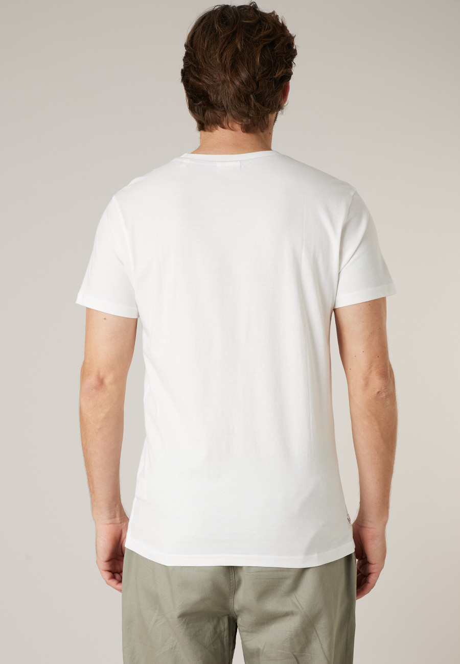 T-shirt RICHBEAR blanc pour homme taille XXXL-3