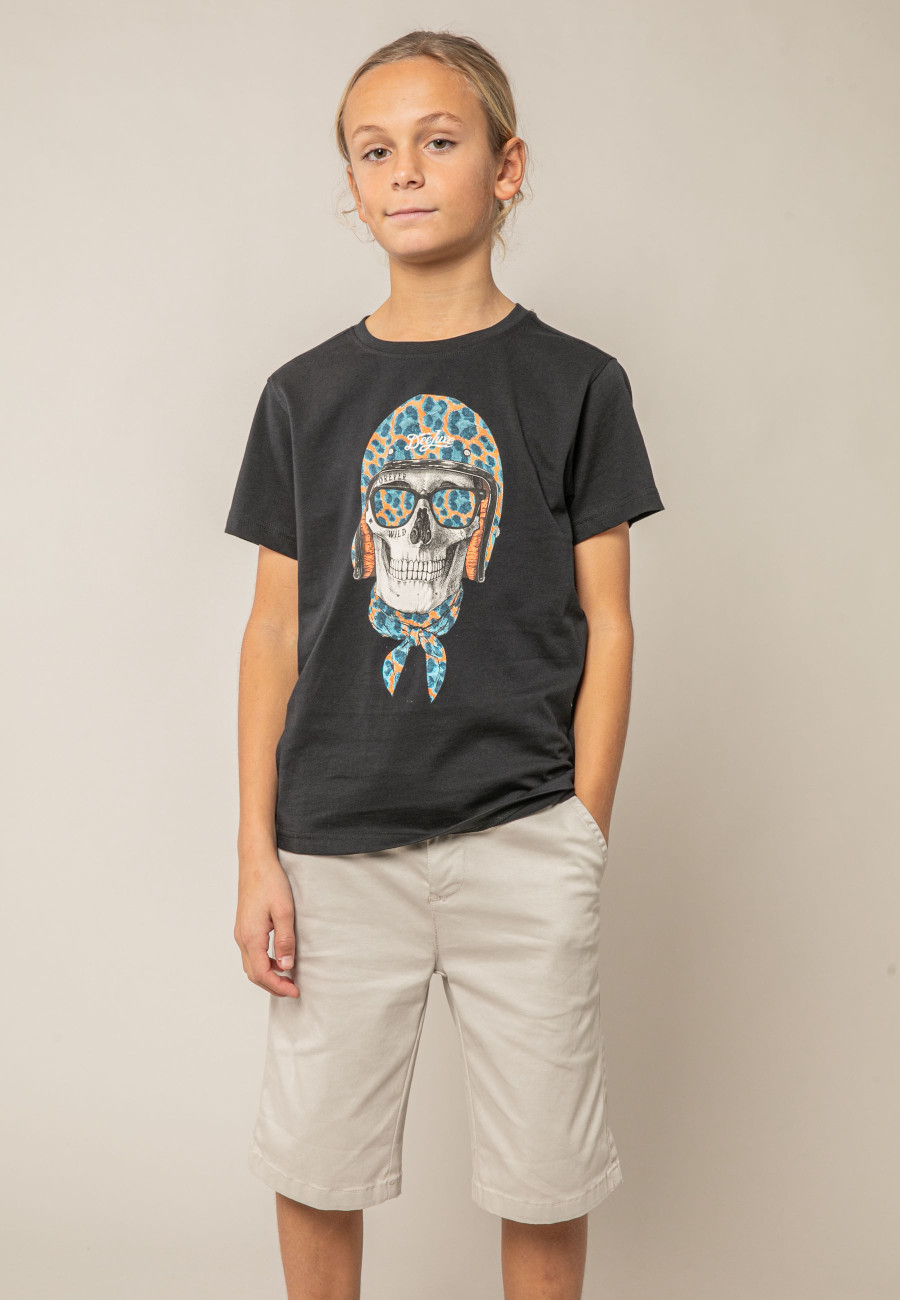 T-shirt WANDER noir pour garçon taille 8-1
