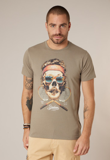 Men's white TENNIS T-shirt size XXXL-0