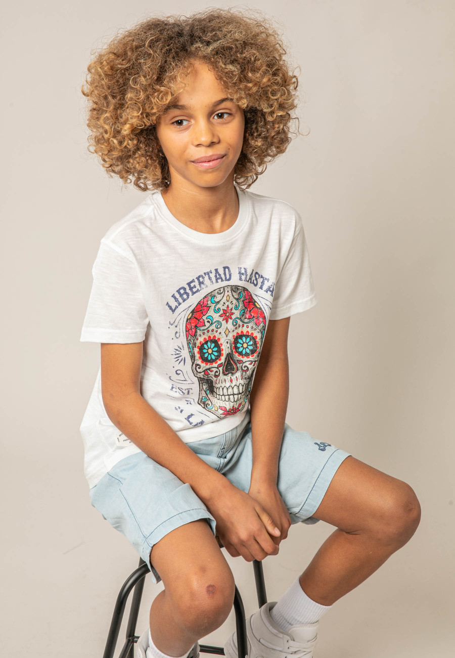 CRANEO white boys' T-shirt size 8-0