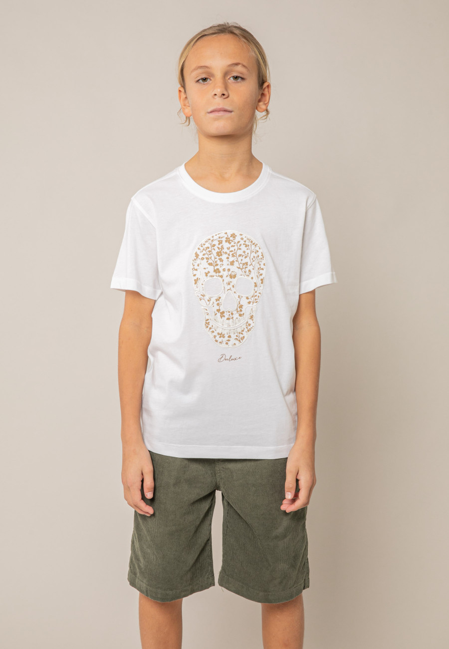T-shirt SHADOW blanc pour garçon taille 8-1
