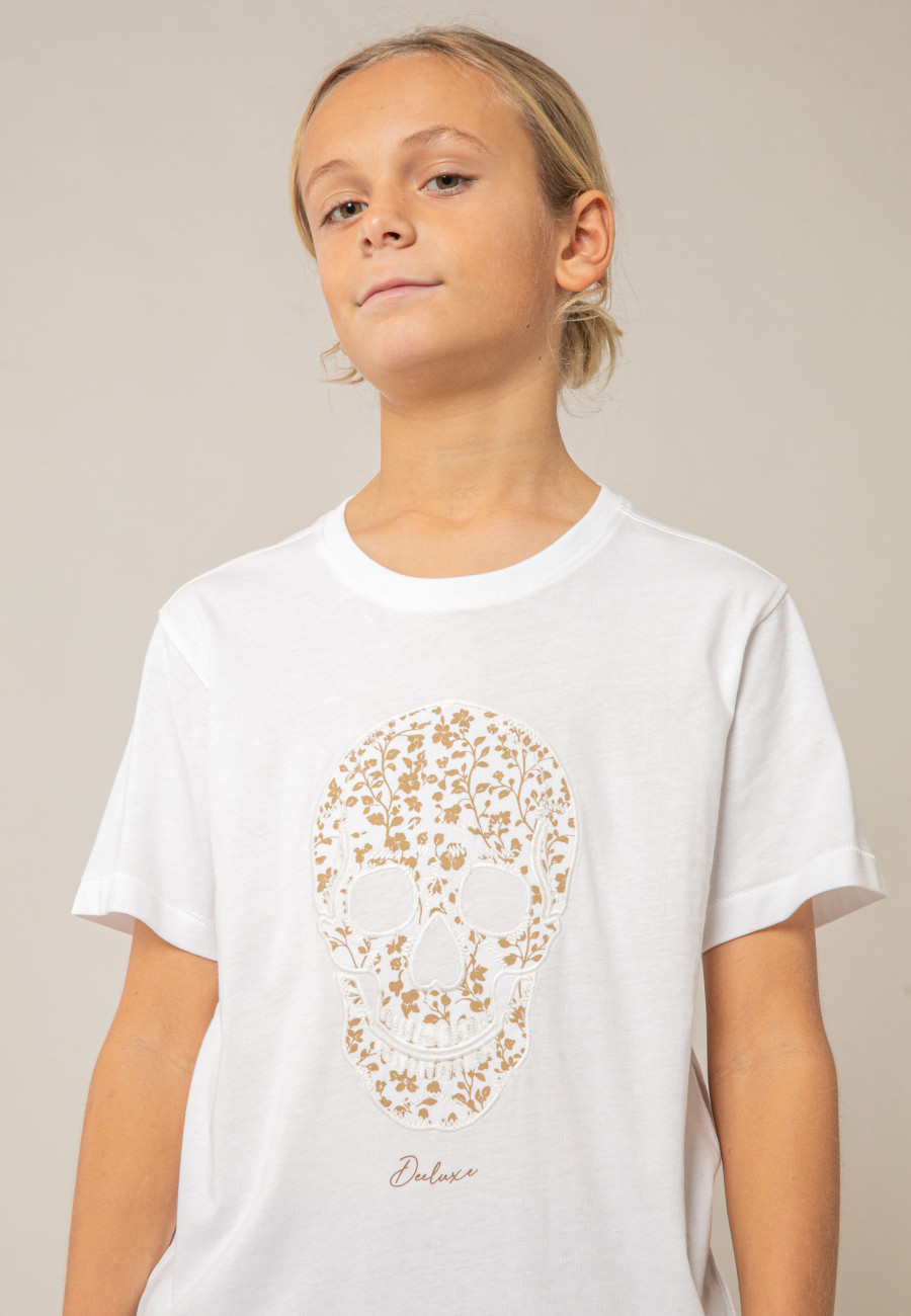 T-shirt SHADOW blanc pour garçon taille 8-2
