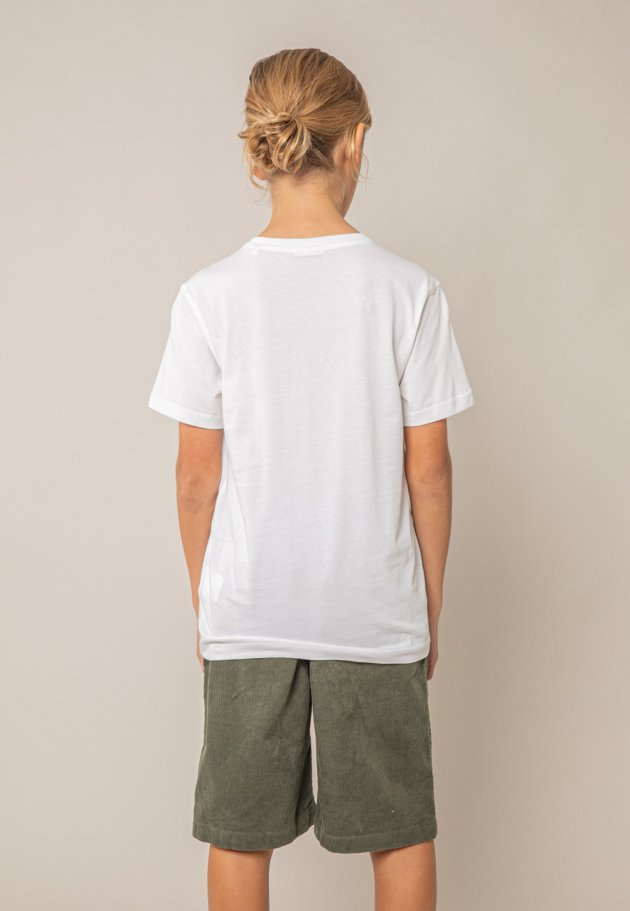 Boys' SHADOW White T-Shirt Size 8-3