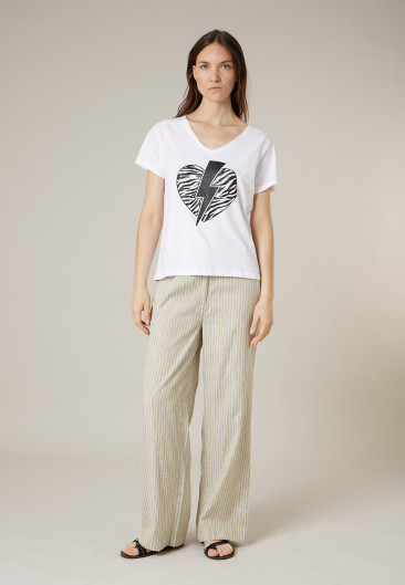 Women's black LOVERS T-shirt size XXL-0