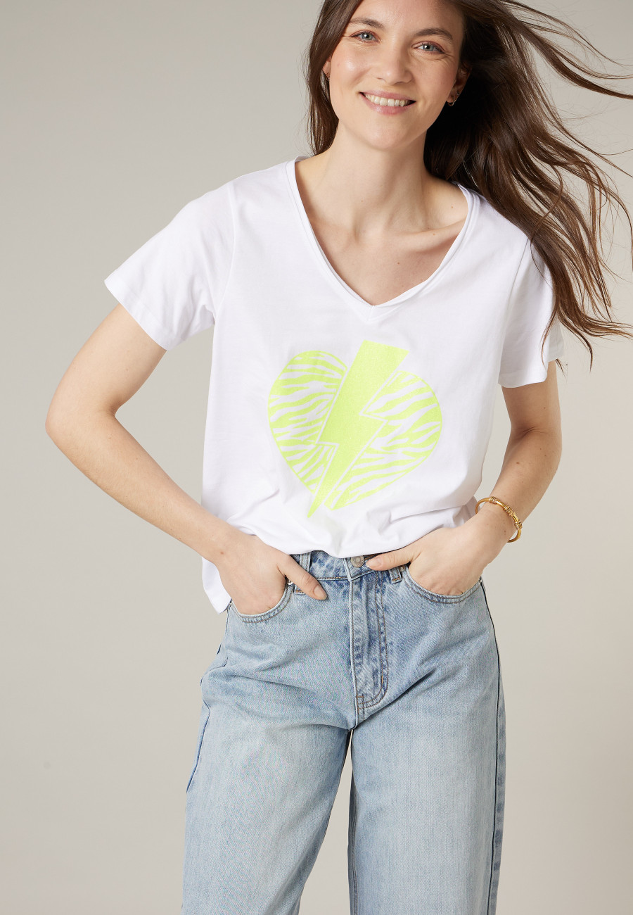 Women's yellow LOVERS T-shirt size XXL-0