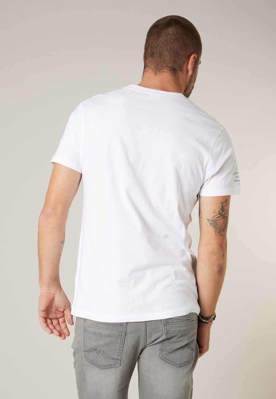 CALABERA white t-shirt for men size XXXL-3