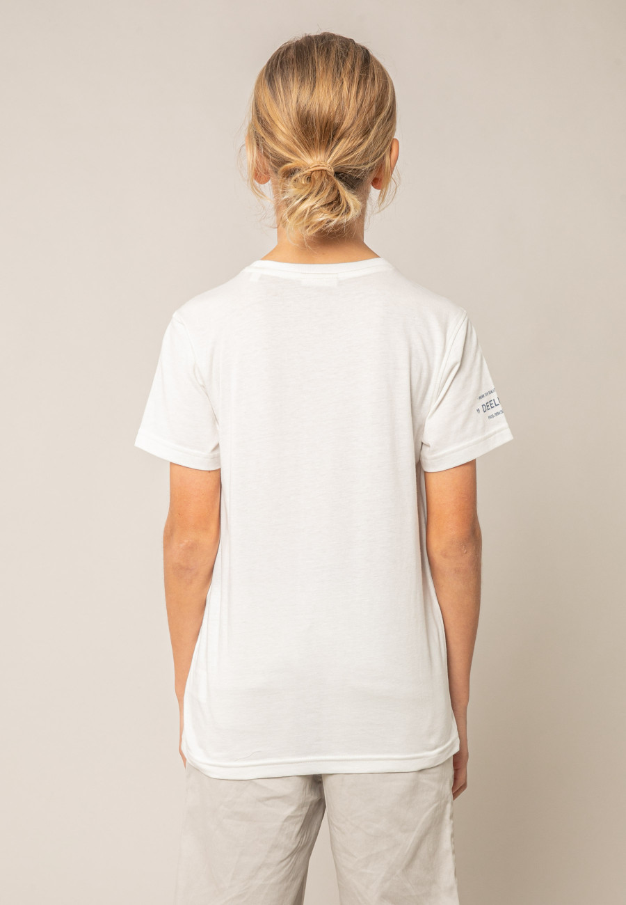 Boys' LAMBRATE White T-Shirt Size 8-3