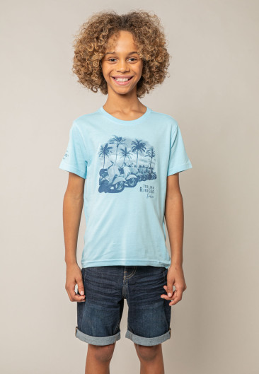 Boys' LAMBRATE White T-Shirt Size 8-0