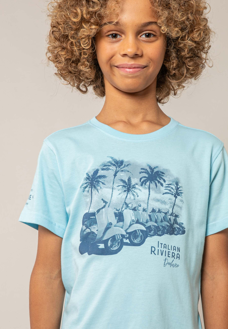 Blue LAMBRATE T-shirt for boys size 8-2