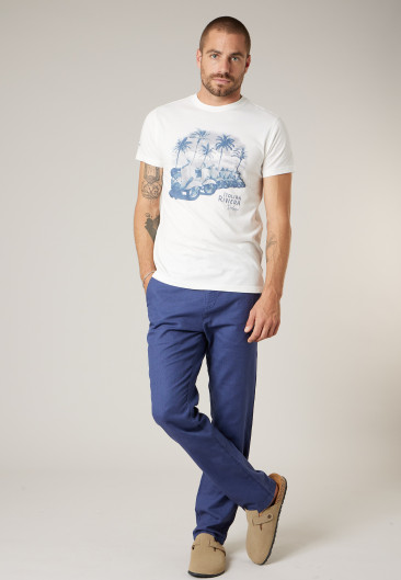 T-shirt LAMBRATE blanc pour homme taille XXXL-0