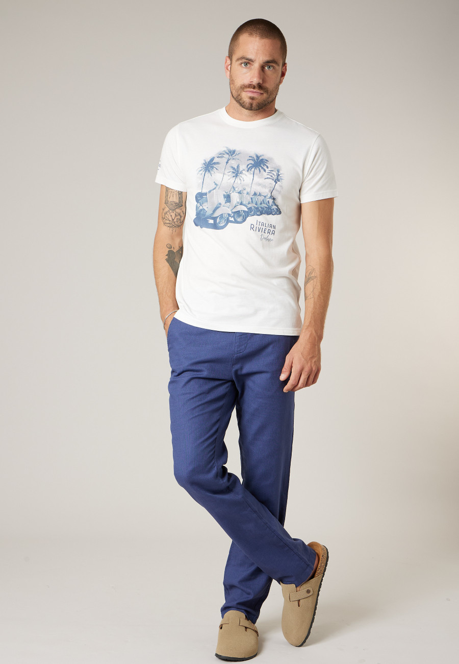 T-shirt LAMBRATE blanc pour homme taille XXXL-1