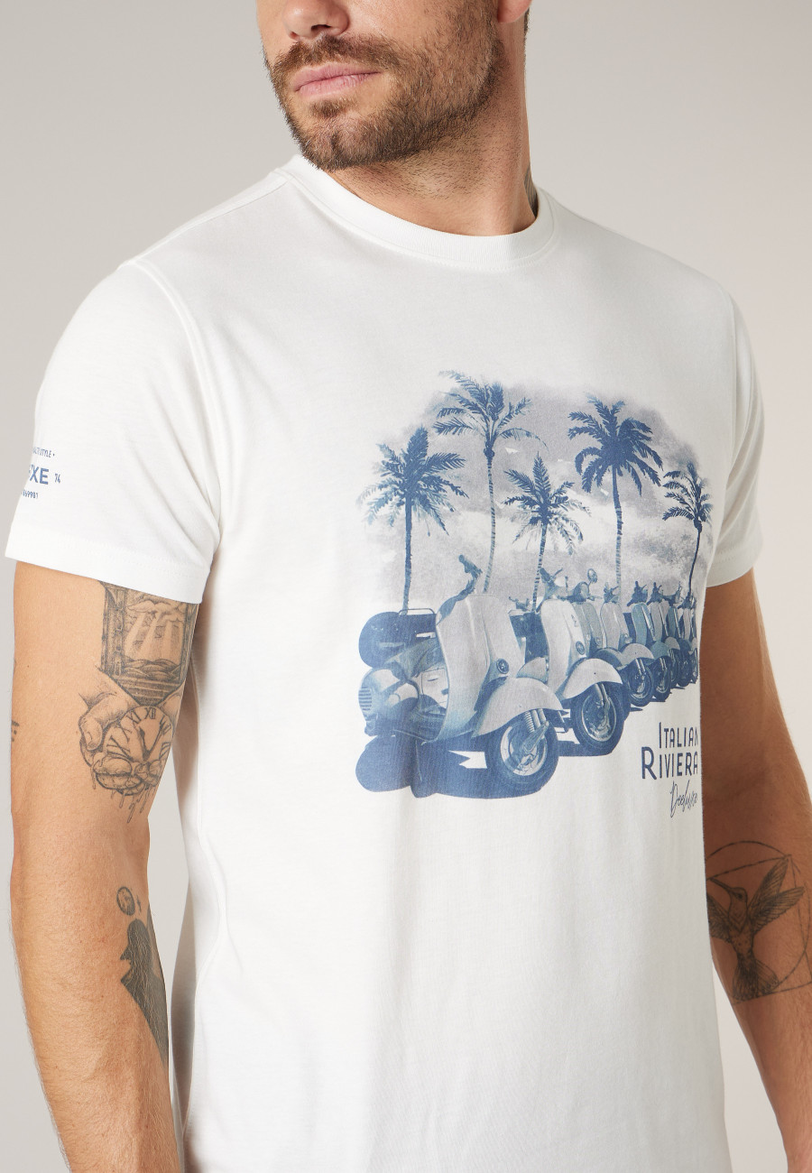 T-shirt LAMBRATE blanc pour homme taille XXXL-2