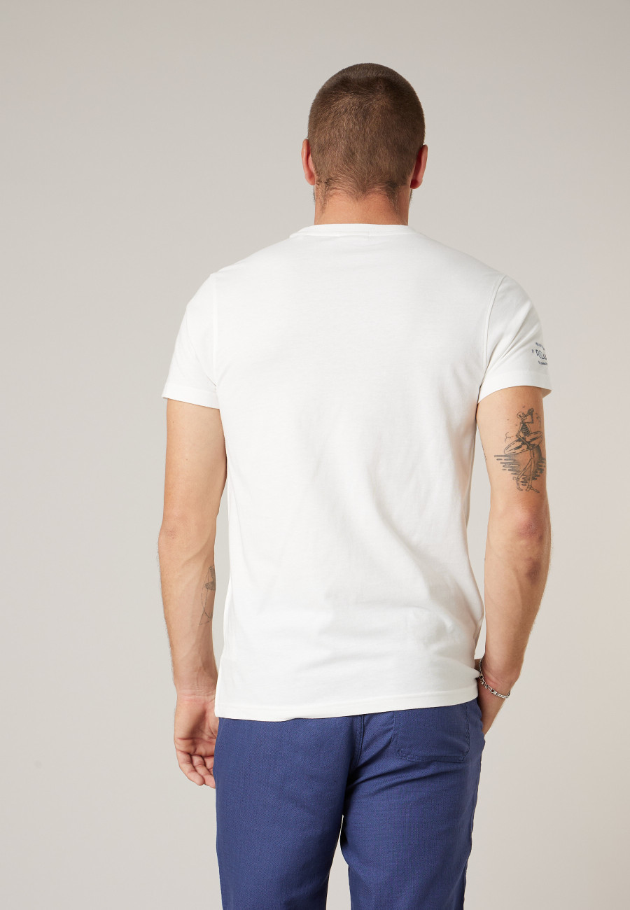 T-shirt LAMBRATE blanc pour homme taille XXXL-3