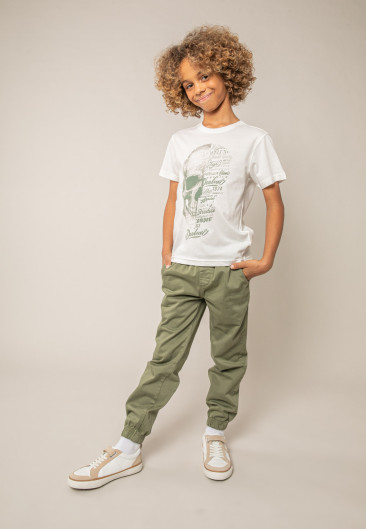 VEGAS Boys' White T-Shirt Size 8-0