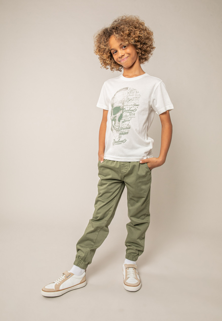 T-shirt VEGAS blanc pour garçon taille 8-0