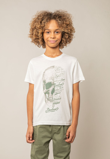 VEGAS Boys' White T-Shirt Size 8-0