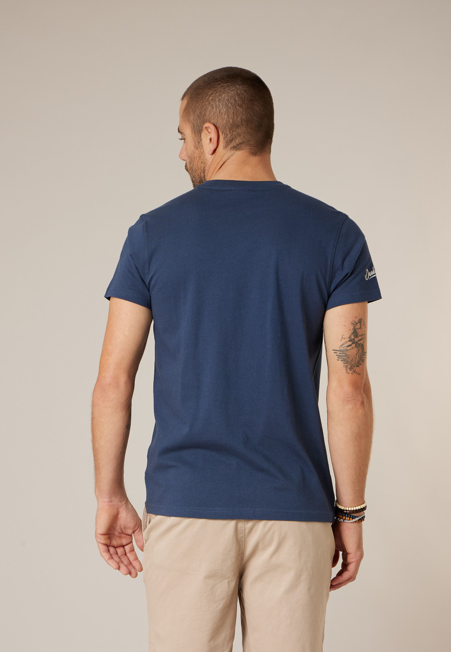 VEGAS blue men's T-shirt size XXXL-3