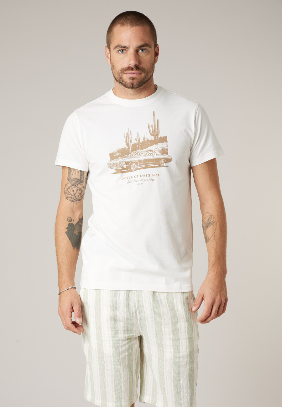 SIROCCO white men's T-shirt size XXXL-0