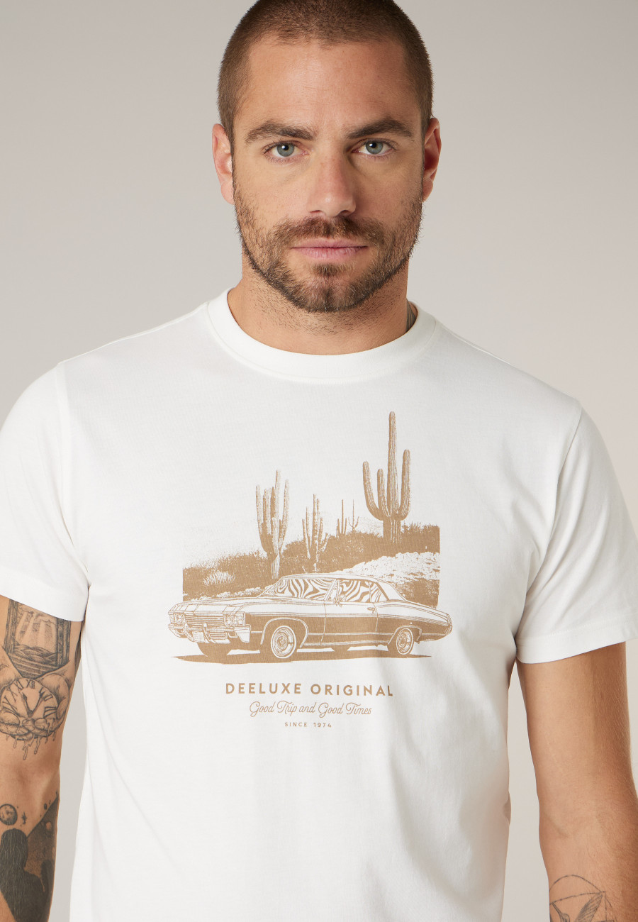 SIROCCO white men's T-shirt size XXXL-2