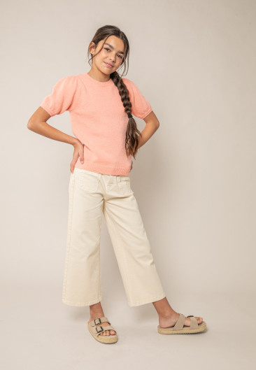 NEVALIA peach sweater for girls size 8-0
