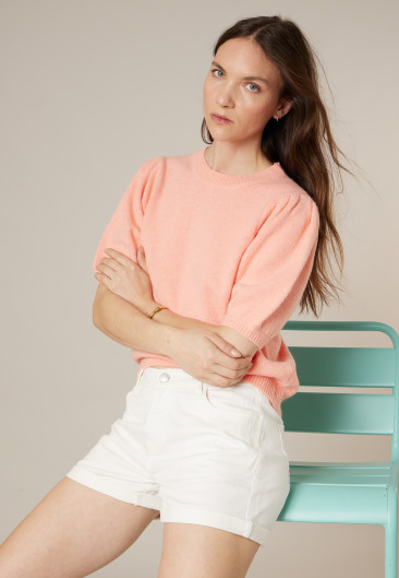 Pull NEVALIA beige pour femme taille XXL-0